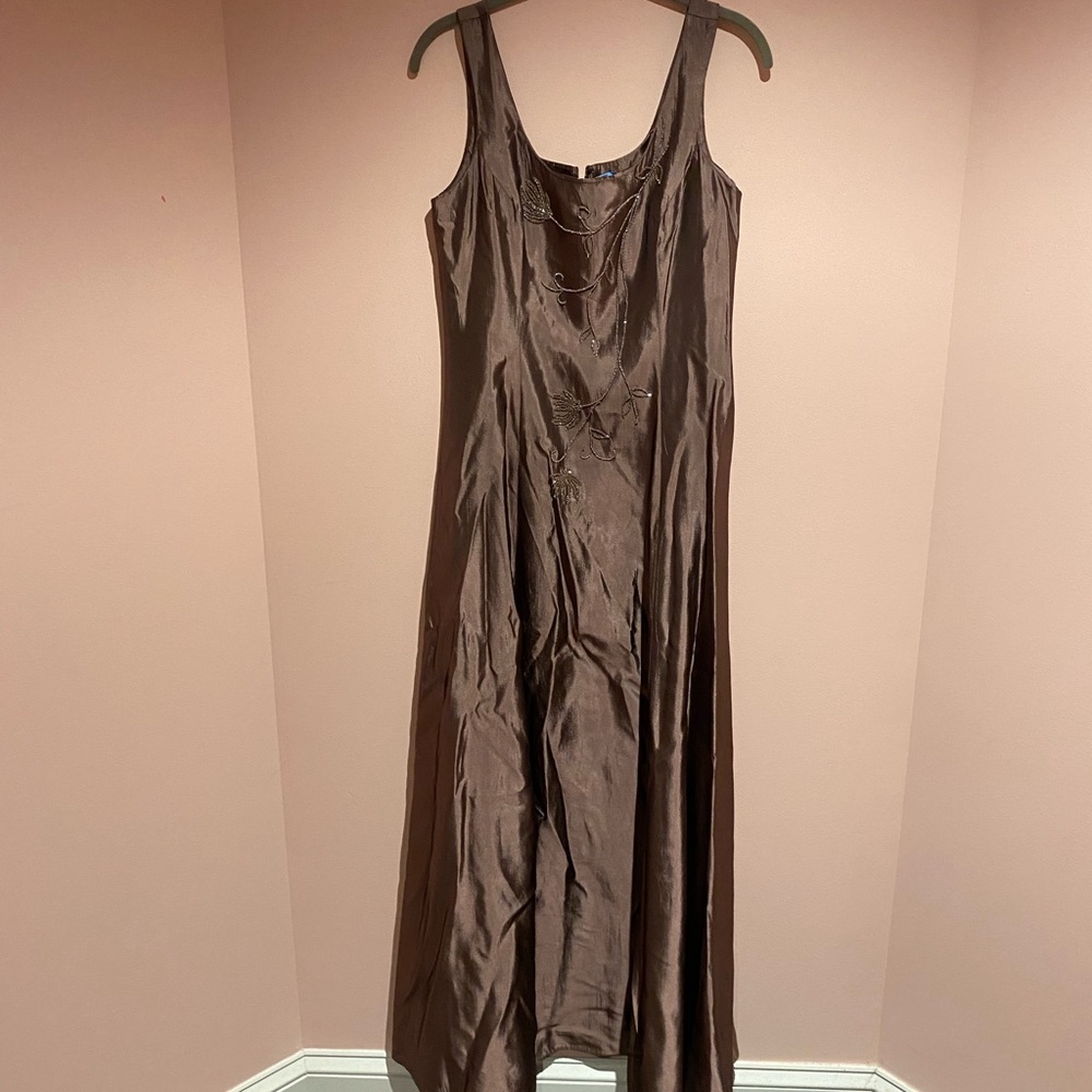 Beautiful vintage lavender beaded gown